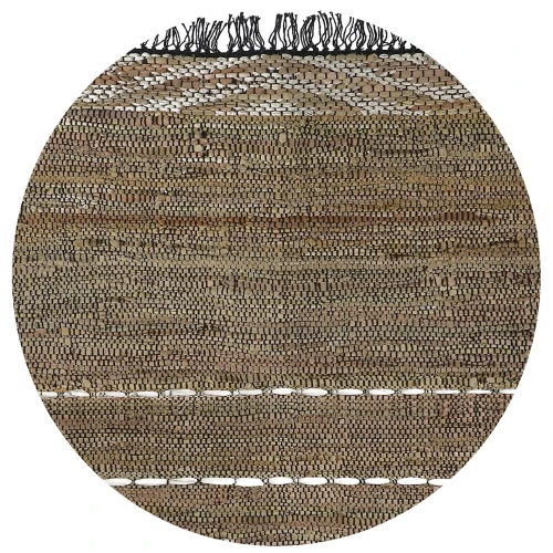 Recycled leather carpet Lana 240x180 - Pomax