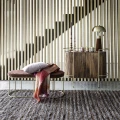 Recycled leather carpet 240x180 Ceylon gray-brown - Pomax