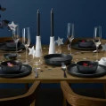 Dinner plate Nordic Kitchen 25 cm stoneware black - Eva Solo