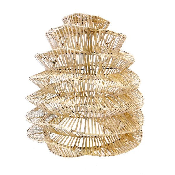 Rattan pendant lampshade Boho Shapes - Bazar Bizar