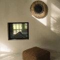 Dekoracja na ścianę z rafii i makramy Wall Deco Jab 60 BAZAR BIZAR