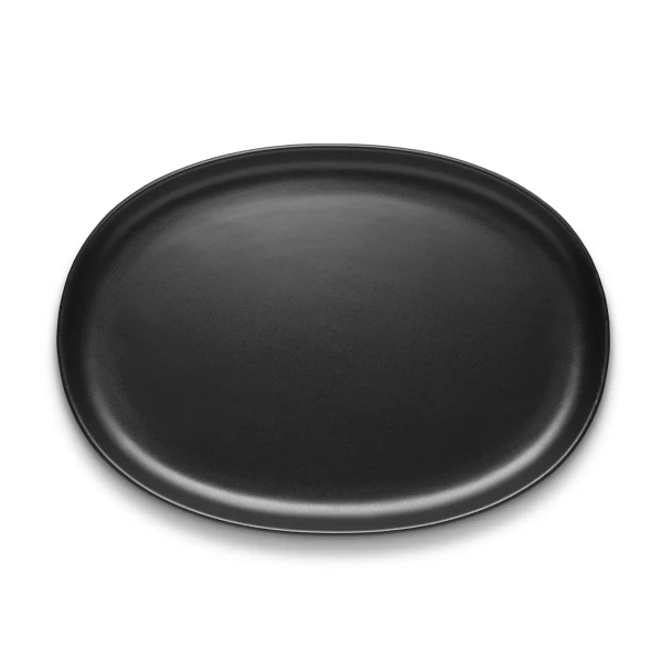 Serving plate Nordic Kitchen Oval stoneware black - Eva Solo