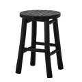 Black bamboo stool Bilbo - Bloomingville
