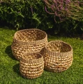 Basket Nha Trang M seagrass and hyacinth - Bazar Bizar