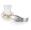 Garlic press, stainless steel with glass jar - Eva Solo