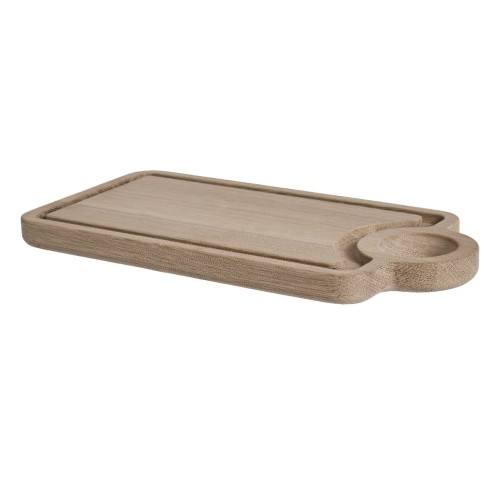 Drewniana deska do krojenia dębowa z rowkiem na sok Circle Carvingboard - Andersen Furniture