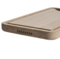 Drewniana deska do krojenia dębowa z rowkiem na sok Circle Carvingboard - Andersen Furniture