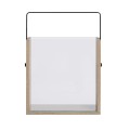 Lampion drewniany szklany Square Lantern Wide - Andersen Furniture