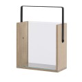 Lampion drewniany szklany Square Lantern Wide - Andersen Furniture
