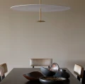 Duża lampa sufitowa wisząca Dot 600 mosiądz Led ze ściemniaczem LUMINA