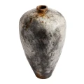 Decorative floor vase jar Echo100 terracotta - Muubs