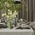 Linen tablecloth 145x250 Sunshine Oatmeal - Himla