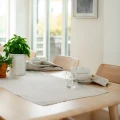 Lniany bieżnik na stół owsiankowy 50x145 Sunshine Outmeal - Himla