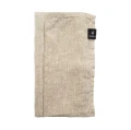 Lniane serwetki materiałowe na stół owsiankowy 45x45 Sunshine Oatmeal, 4-pak - Himla