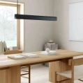 Black slat pendant lamp Beau 100 - DFTP by Nordlux