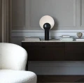 Modern table lamp Caché marble metal black - DFTP by Nordlux