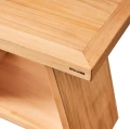 Wooden stool Tera teak - Muubs
