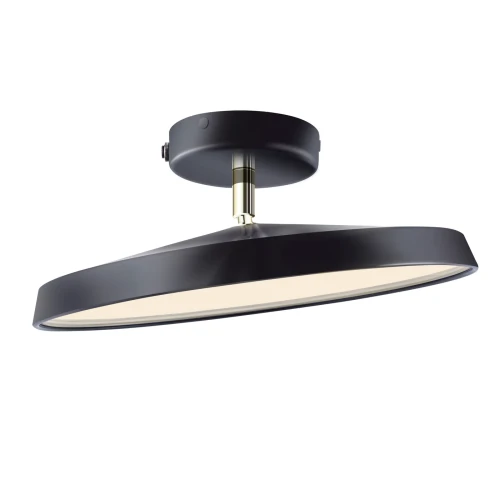 Czarna lampa sufitowa plafon Kaito Pro 30 Black - DFTP by Nordlux