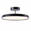 Czarna lampa sufitowa plafon Kaito Pro 30 Black - DFTP by Nordlux