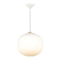 White glass ball pendant lamp Navone 20 - DFTP by Nordlux