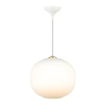 White glass ball pendant lamp Navone 20 - DFTP by Nordlux