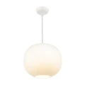 White glass ball pendant lamp Navone 30 - DFTP by Nordlux