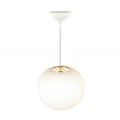 White glass ball pendant lamp Navone 30 - DFTP by Nordlux