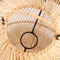 Rattanowy klosz do lampy wiszącej Batu Bolong M - Bazar Bizar
