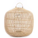 Rattanowy klosz do lampy wiszącej Batu Bolong L - Bazar Bizar
