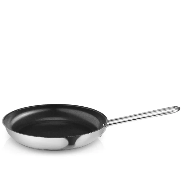Non-stick frying pan 30 cm Eva Trio Stainless Steel 18/10 Slip Let - Eva Solo