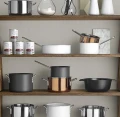 Non-stick pot with ceramic coating Eva Trio White Line 2.5L - Eva Solo