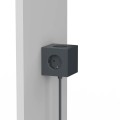 Listwa zasilająca kostka z usb, Square 1 Stockholm Black czarna - Avolt