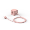 Listwa zasilająca kostka z usb, Square 1 Old Pink różowa - Avolt