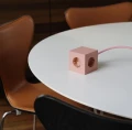 Avolt Square 1, Listwa zasilająca kostka z usb, Old Pink różowa - Avolt