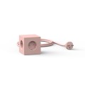 Listwa zasilająca kostka z usb, Square 1 Old Pink różowa - Avolt