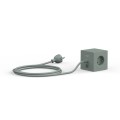 Listwa zasilająca kostka z usb, Square 1 Oak Green zielona - Avolt