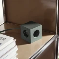 Listwa zasilająca kostka z usb, Square 1 Oak Green zielona - Avolt