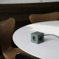Listwa zasilająca kostka z usb, Square 1 Oak Green zielona - Avolt