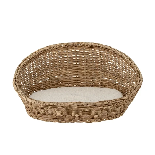 Cat basket bed with pillow Tille rattan - Bloomingville