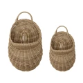 Wall baskets Chloe wicker, set of 2 - Bloomingville