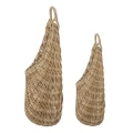 Wall baskets Chloe wicker, set of 2 - Bloomingville