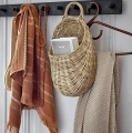 Wall baskets Chloe wicker, set of 2 - Bloomingville