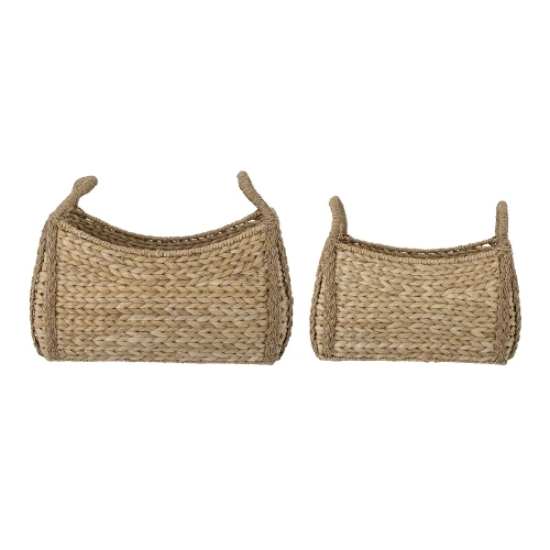 Storage baskets Selma water hyacinth bankuan grass, set of 2 - Bloomingville