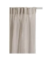Linen voile curtain beige 140x250 Skylight Fog, 1 pcs - Himla