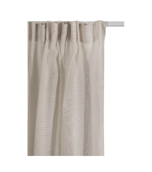 Linen voile curtain beige 280x250 Skylight Fog, 1 pcs - Himla
