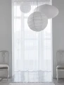 Lniana firana woalowa biała 140x250 Skylight White, 1 szt - Himla