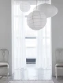 Lniana firana woalowa biała 140x250 Skylight White, 1 szt - Himla