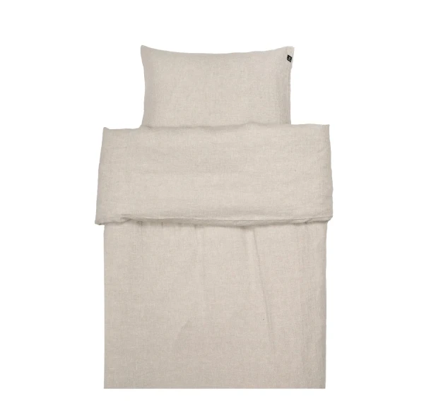 Linen duvet cover 220x220 Sunrise Oatmeal Premium - Himla