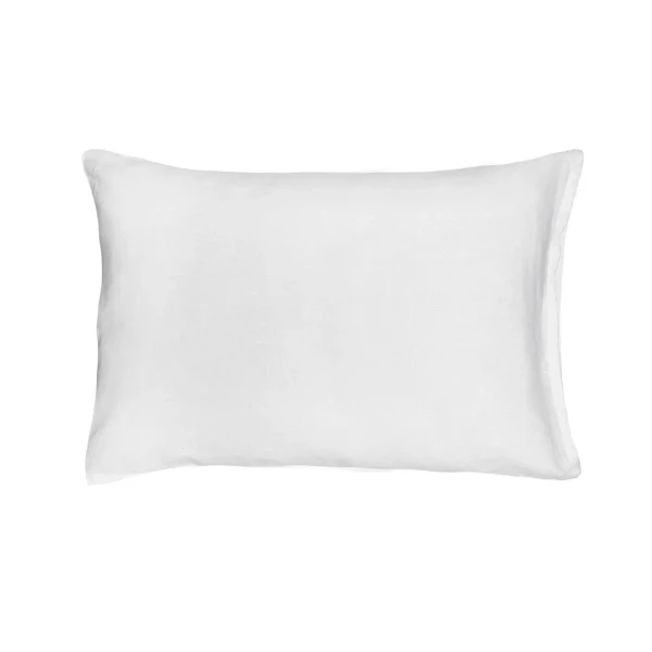 Linen pillowcases 50x90 Sunrise White Premium, 2 psc - Himla