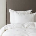 Linen pillowcases 50x60 Sunrise White Premium, 2 pcs - Himla